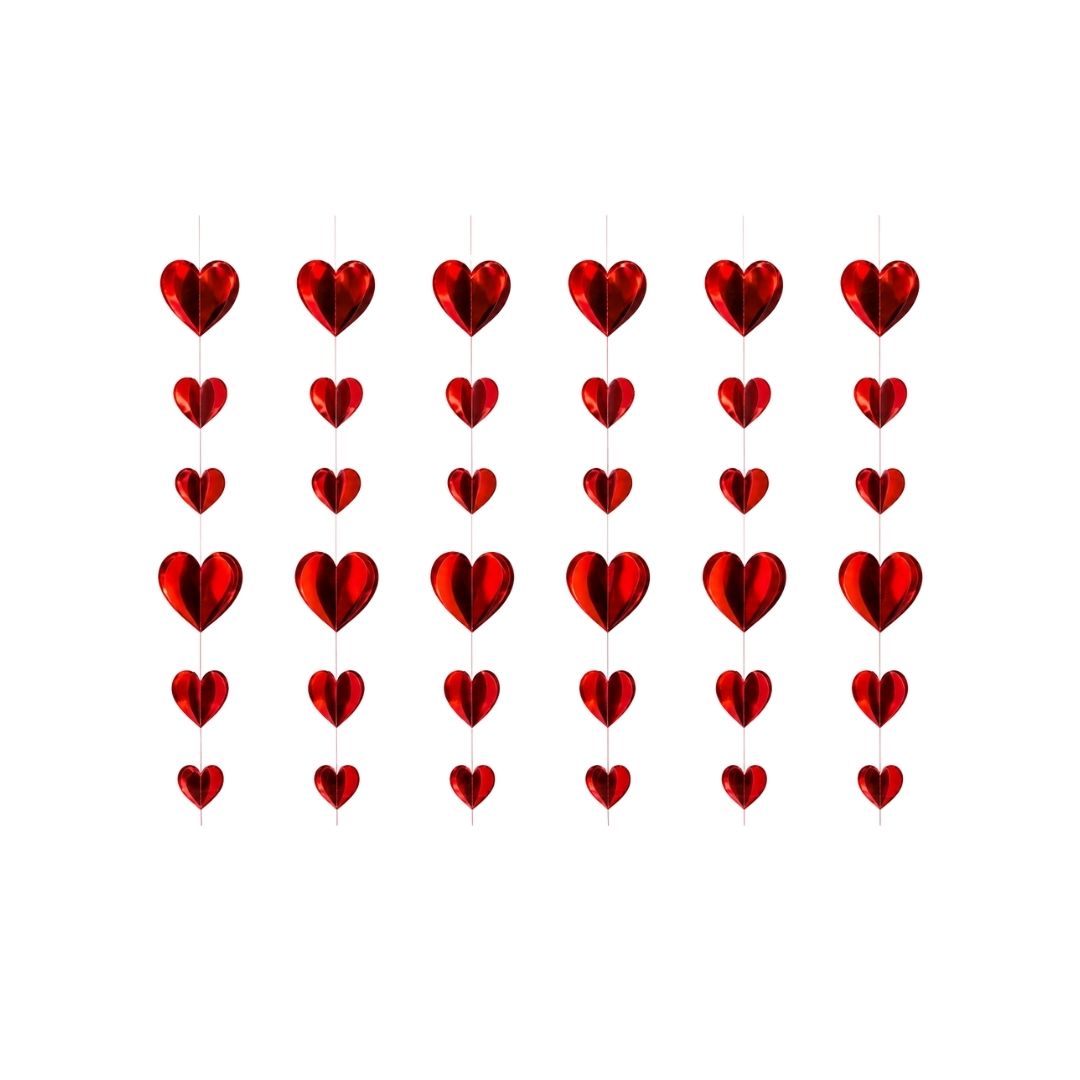 CORTINERO DE CORAZON GRANDE 3D X6