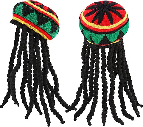 PELUCA RASTA CON GORRO JAMAIQUINO "JO"