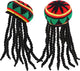 PELUCA RASTA CON GORRO JAMAIQUINO "JO"