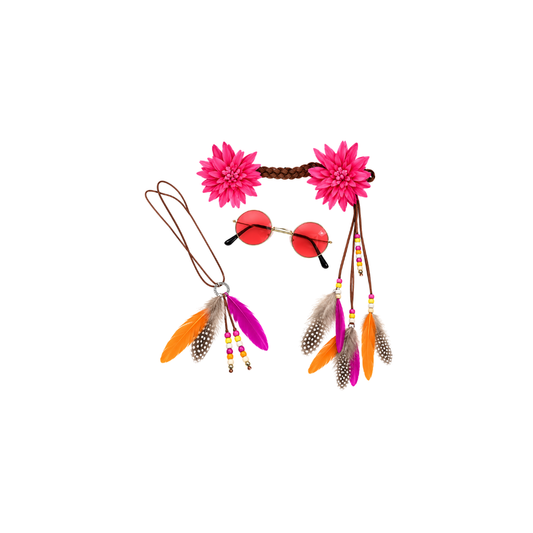 SET DE HIPPIE CON GAFAS