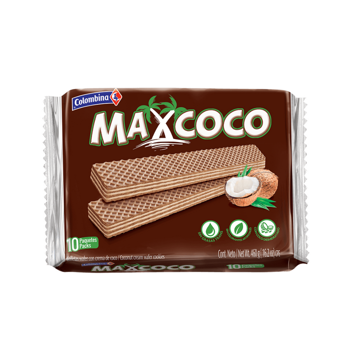 GALLETA WAFER MAXCOCO X10 "QAP"