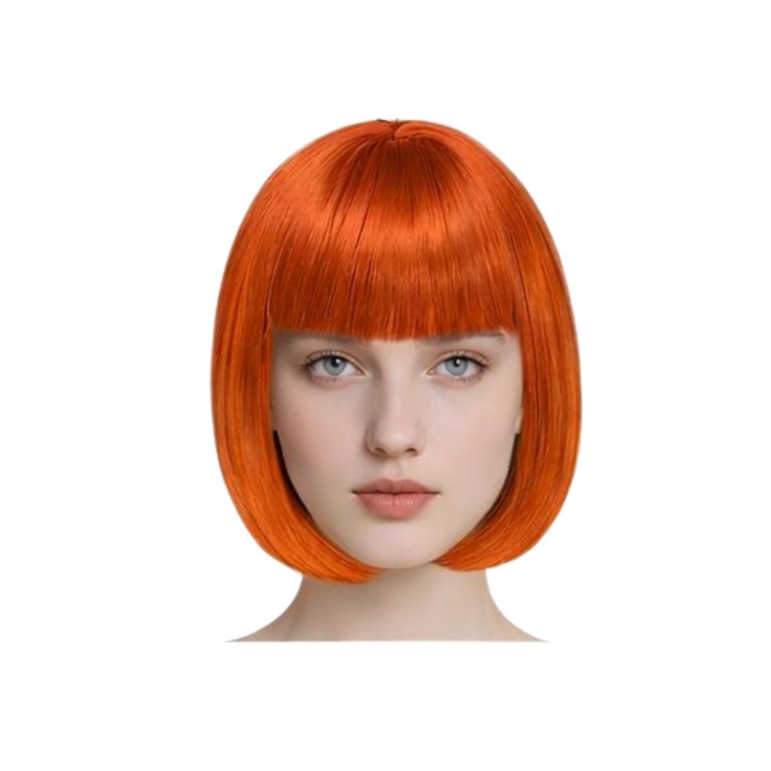 PELUCA CORTA LAZY TOWN COBRE