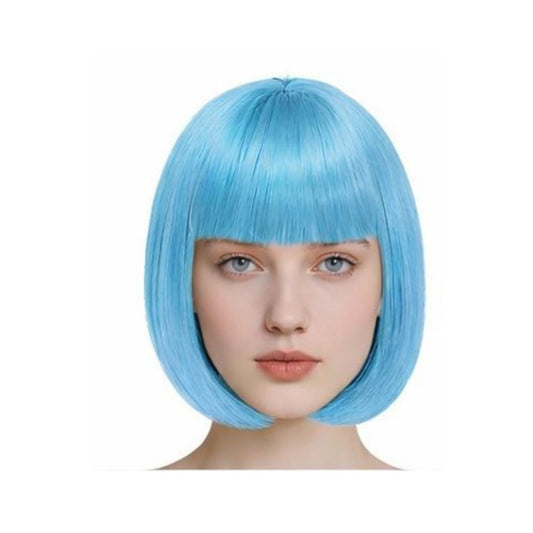 PELUCA CORTA LAZY TOWN AZUL CLARO