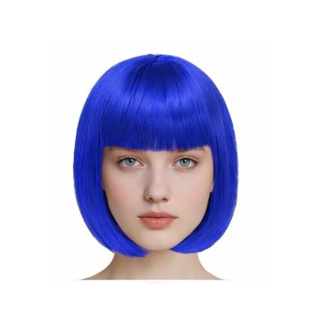 PELUCA CORTA LAZY TOWN AZUL REY