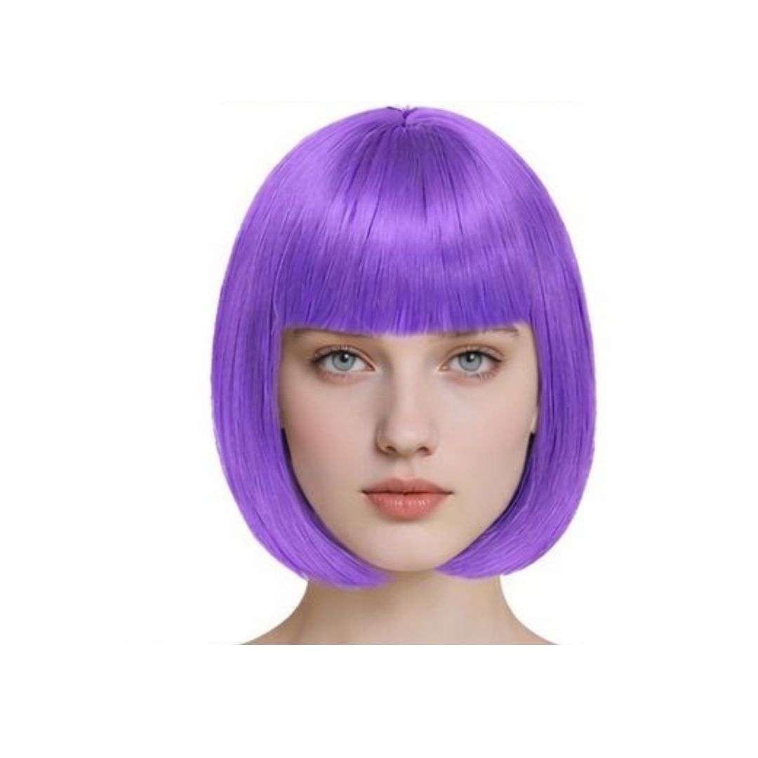 PELUCA CORTA LAZY TOWN LILA