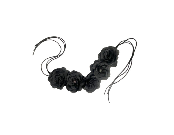 BALACA DE FLORES TRENZA "LJ"