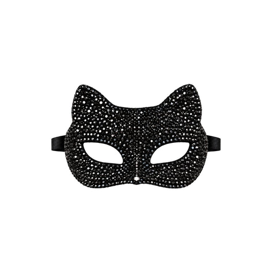 MASCARA GATO CON PERLAS