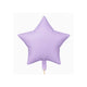 GLOBO DE ESTRELLA MEDIANA MATE LILA - 18"