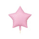 GLOBO DE ESTRELLA MEDIANA MATE ROSADA - 18"