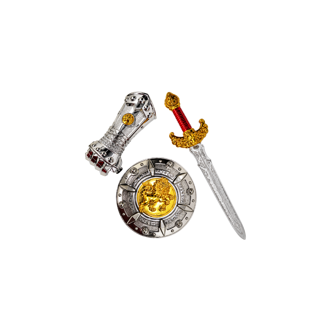 SET ESCUDO, GUANTE Y ESPADA