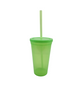 VASO PITILLO NEON LISO VERDE