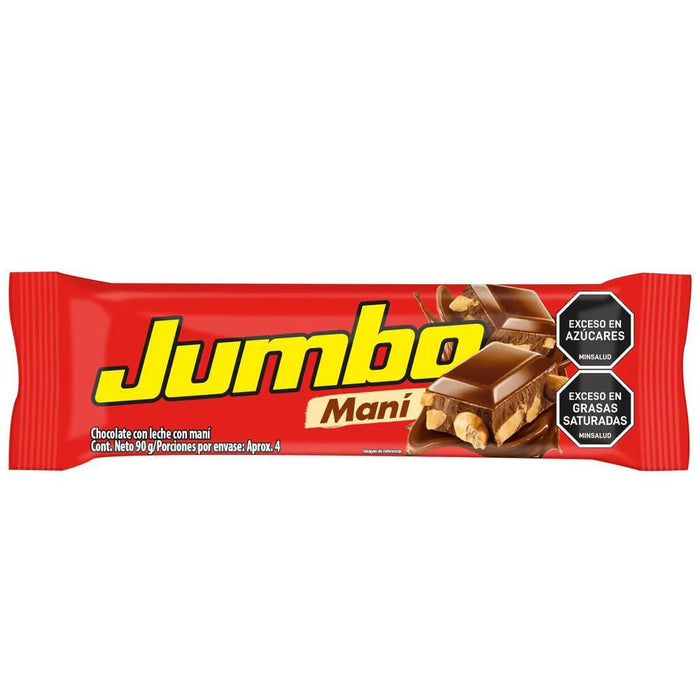 CHOCOLATINA JUMBO MANI X90 GR "QAP"
