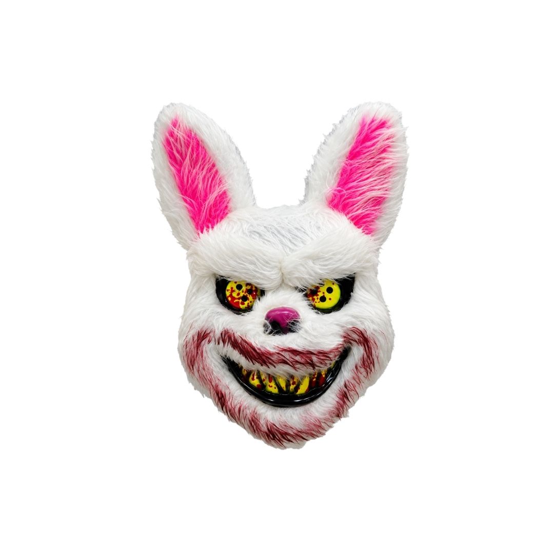 MASCARA CONEJO DIABOLICO BLANCA
