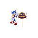 TOPPER PERSONAJES EN FOMY SONIC "DF"