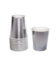 VASO PLATEADO DE CARTON X10 "A"
