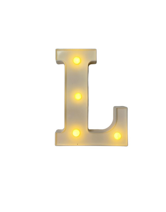 LAMPARA LETRA L