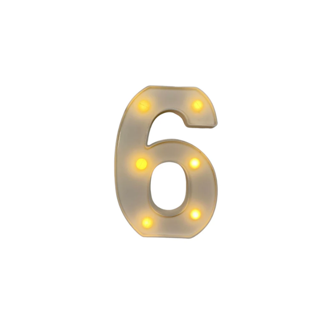 LAMPARA NUMERO 6/9