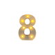 LAMPARA NUMERO 8