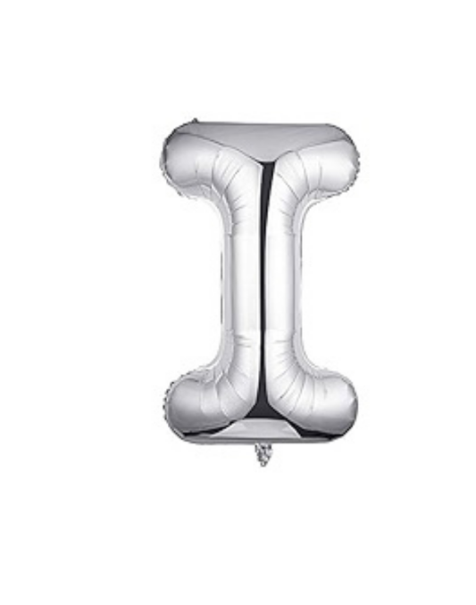 GLOBO METALICO LETRA I