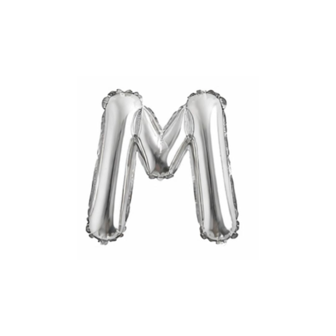 GLOBO MET. PEQUEÑO LETRA M