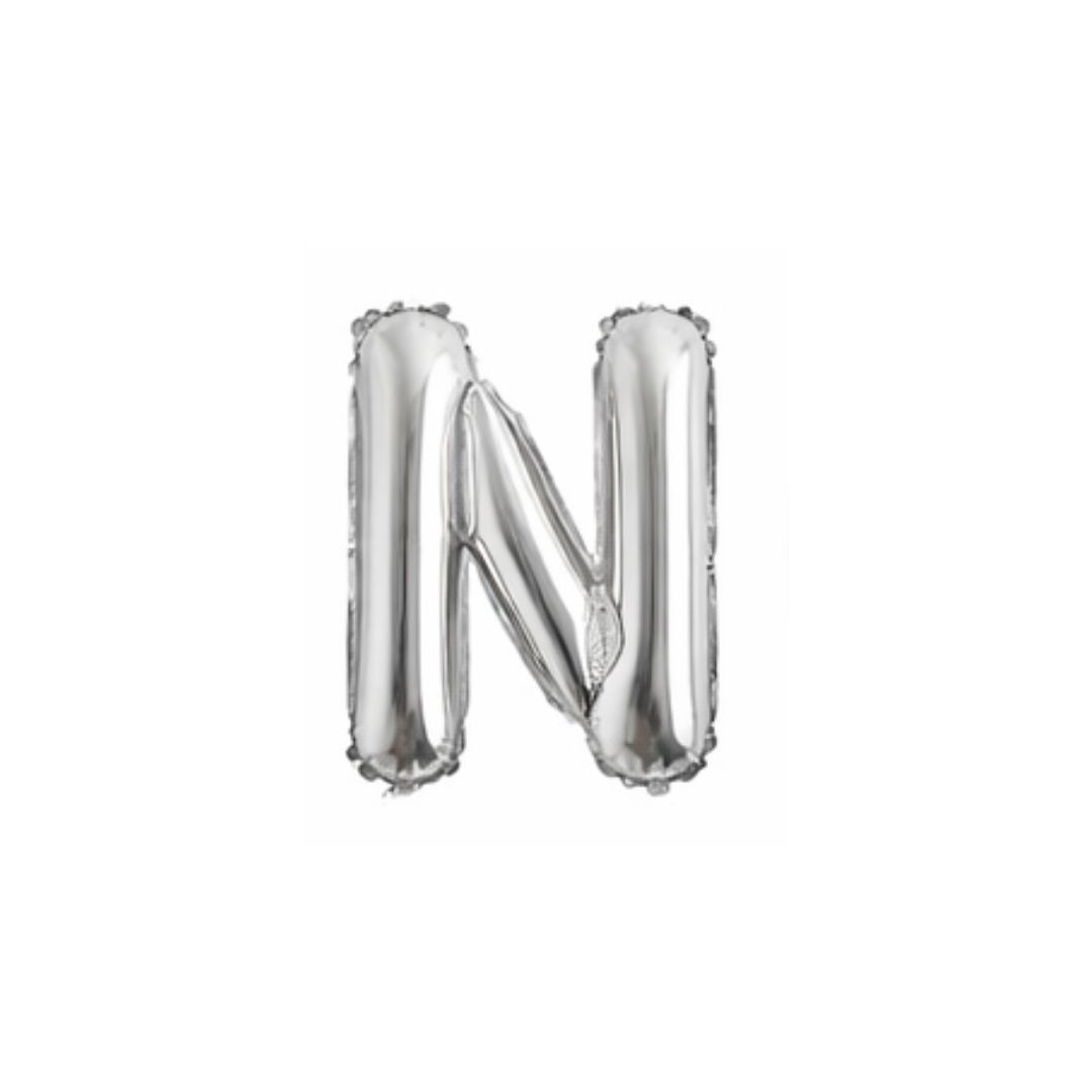GLOBO MET. PEQUEÑO LETRA N