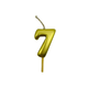 VELA MEDIANA NUMERO 7 DORADO