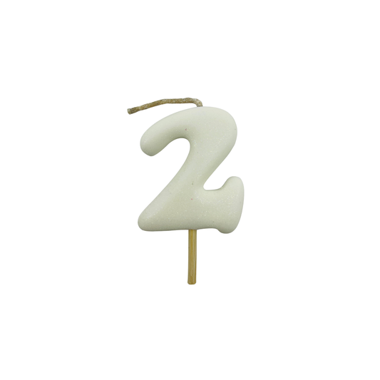 VELA MEDIANA NUMERO 2 BLANCO