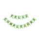 BANDERIN PEQ DOS PUNTAS F.C LISO PASTEL VERDE