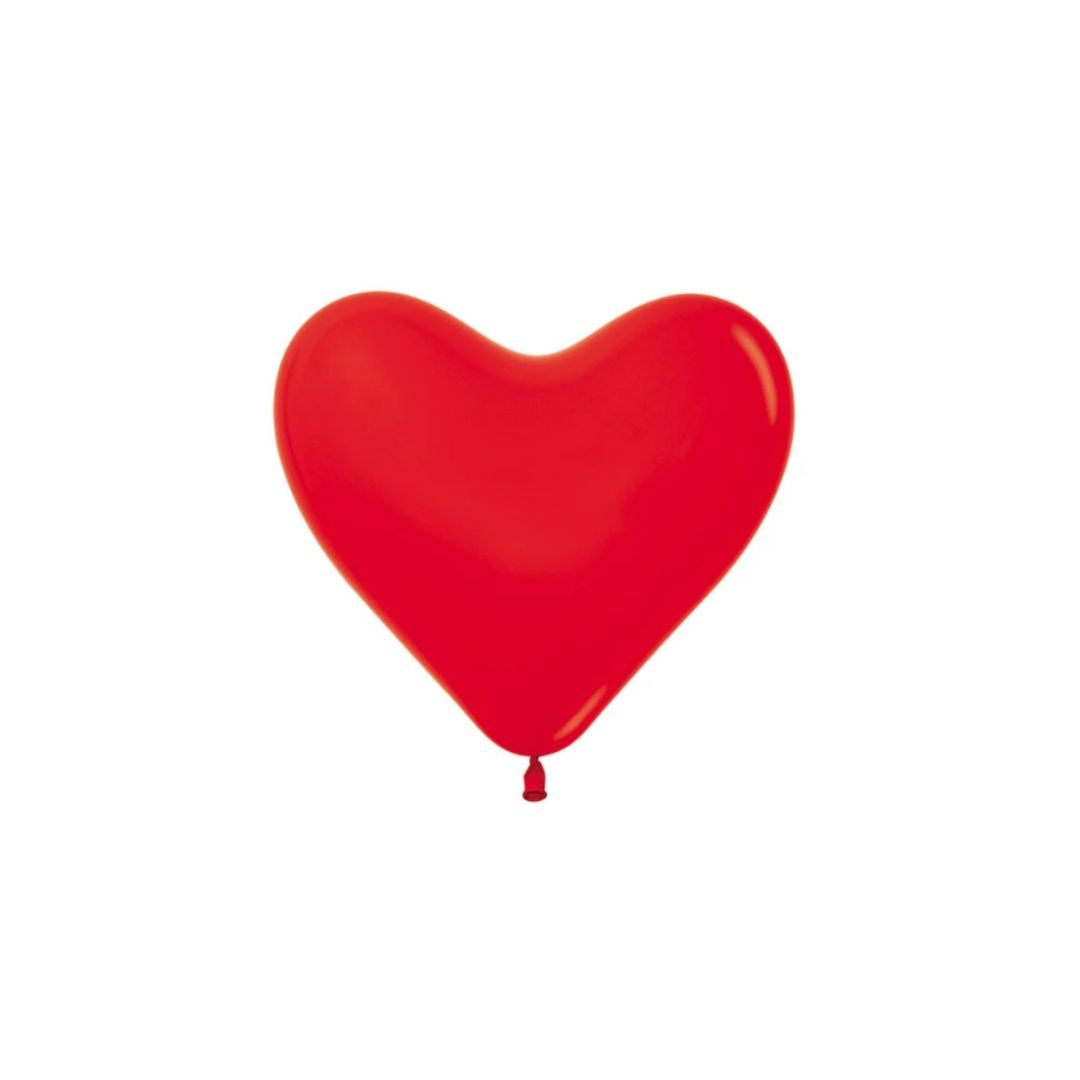 GLOBO R-12 CORAZON BLANCO X50