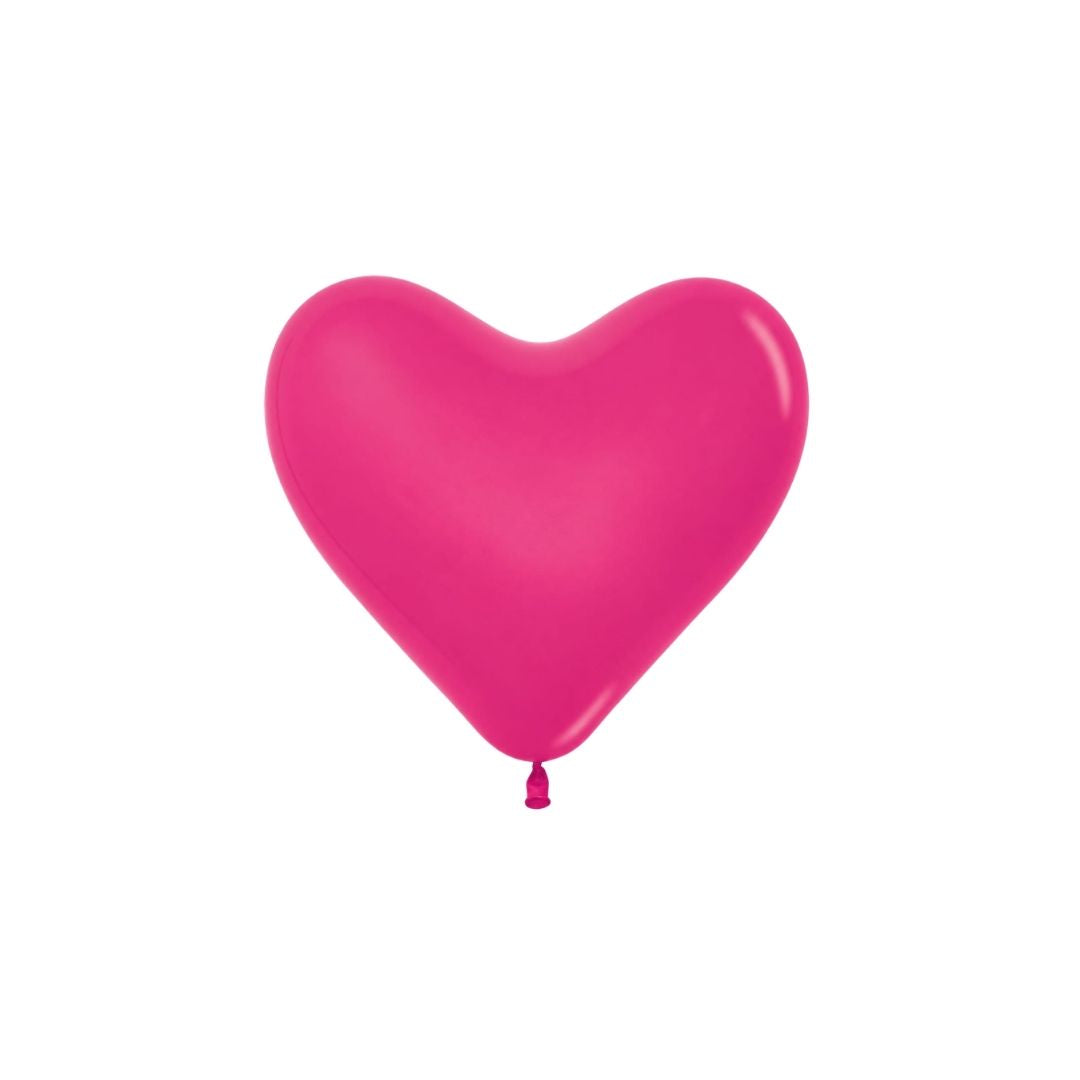 GLOBO R-12 CORAZON BLANCO X50