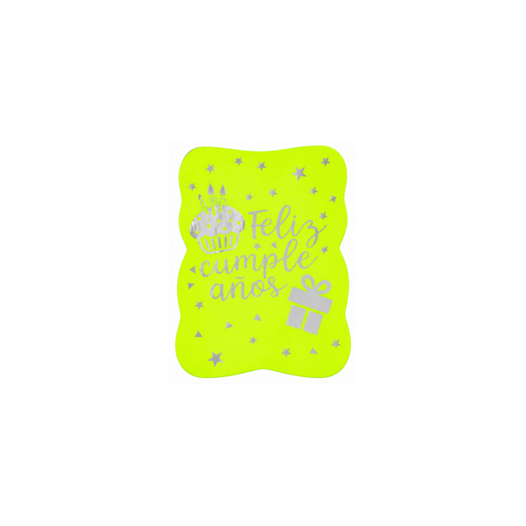 PIÑATA PLEGABLE FC NEON