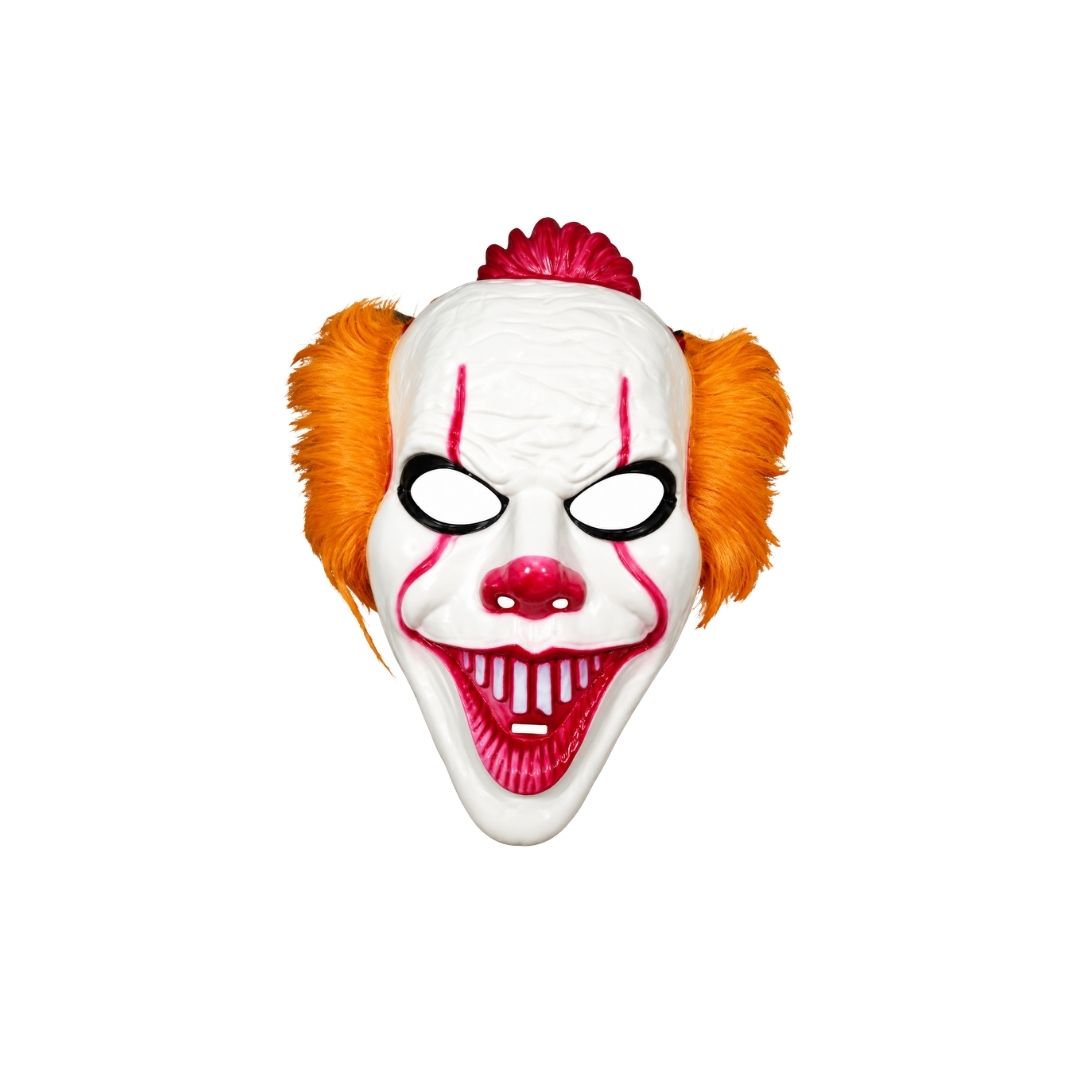 MASCARA PASTA PAYASO IT CON PELO COBRIZO