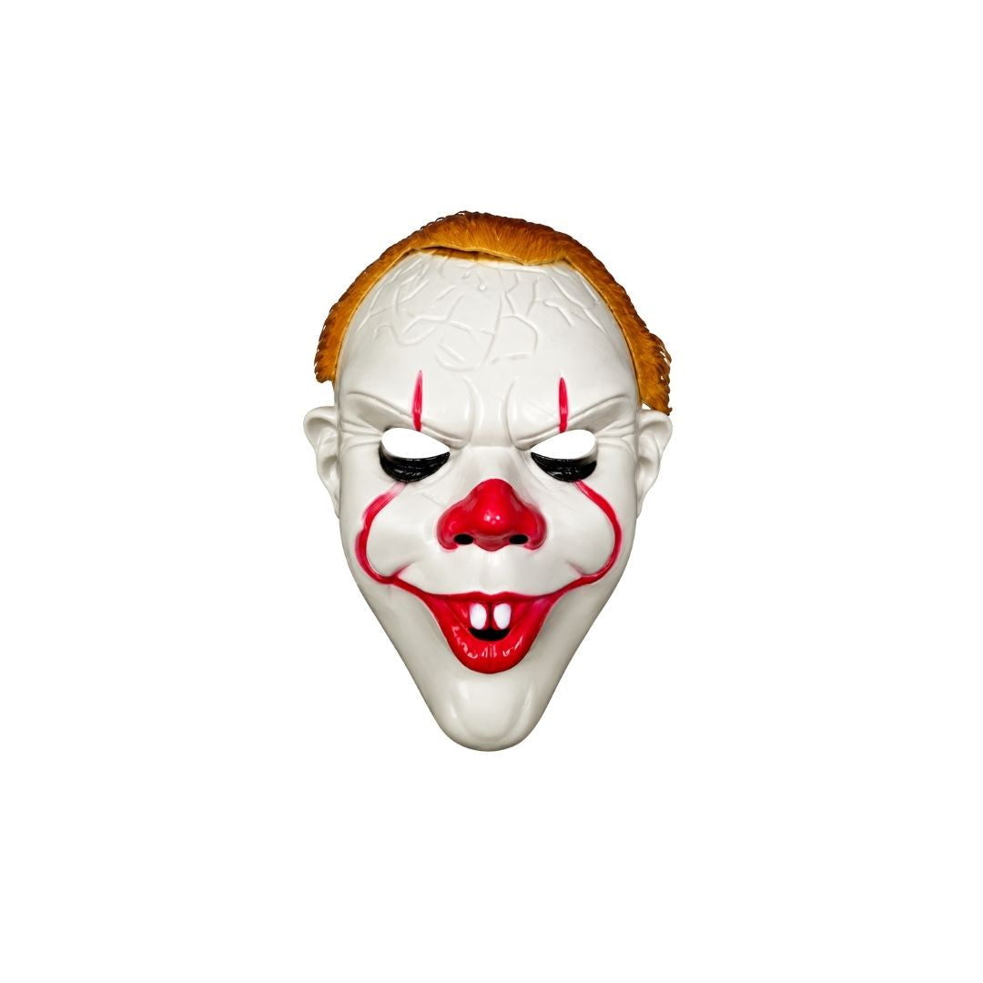 MASCARA PASTA PAYASO IT CON PELO COBRIZO
