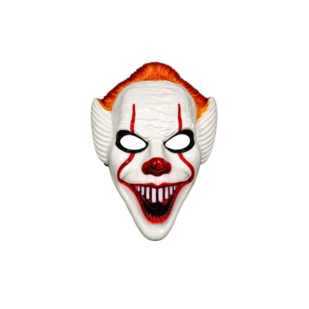 MASCARA PASTA PAYASO IT CON PELO COBRIZO