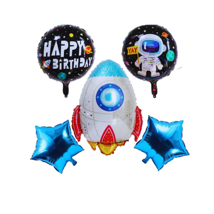 BOUQUET DE GLOBOS X5 COHETE