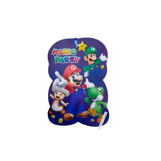 PIÑATA PLEGABLE MARIO BROSS "K"