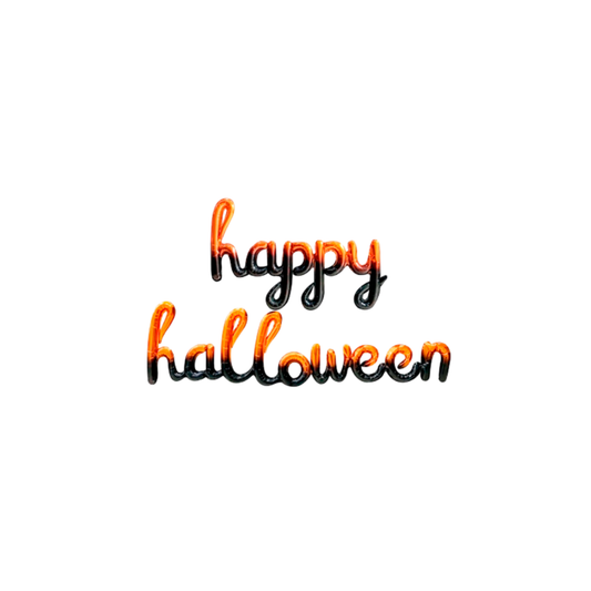 GLOBO CURSIVO HAPPY HALLOWEEN
