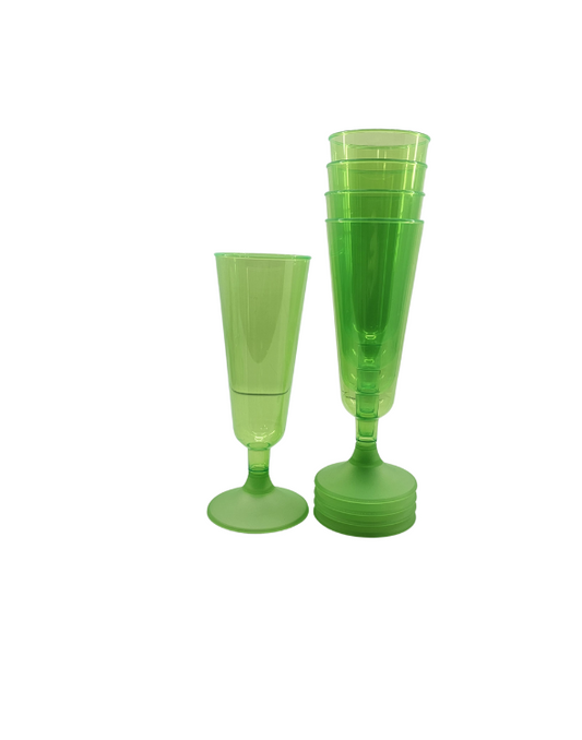 COPA FLAUTA VERDE  x 12