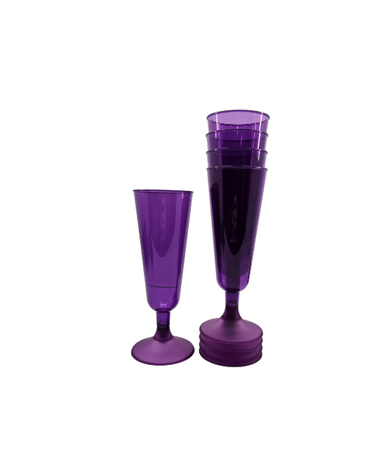COPA FLAUTA VIOLETA x 12