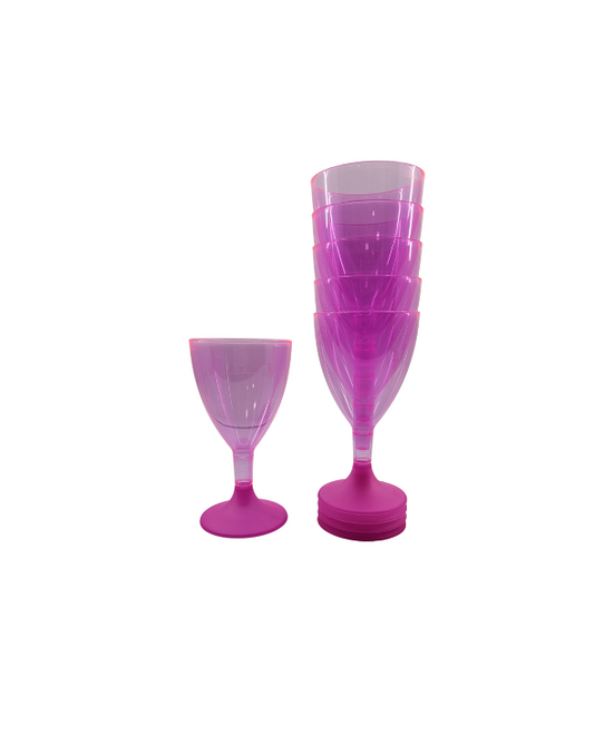 COPA VINO FUCSIA  x 12