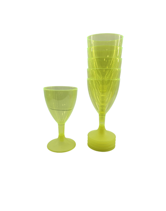 COPA VINO AMARILLA x 12