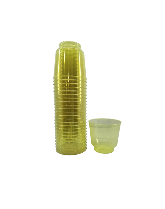 VASO WHISKY AMARILLO x 25