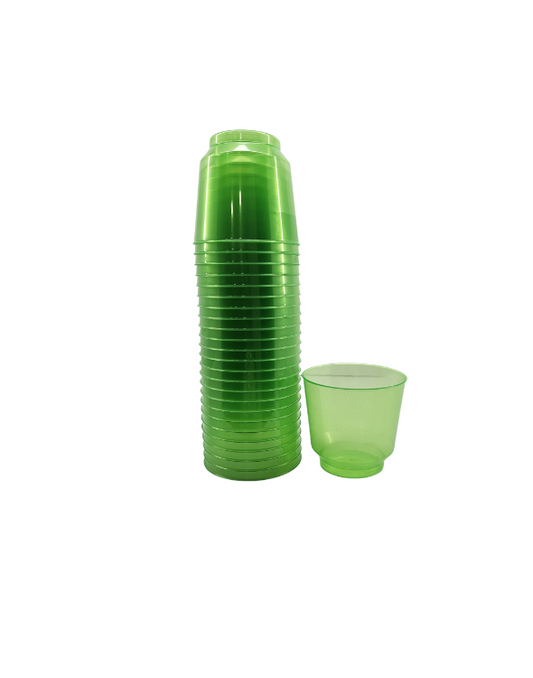 VASO WHISKY VERDE x 25