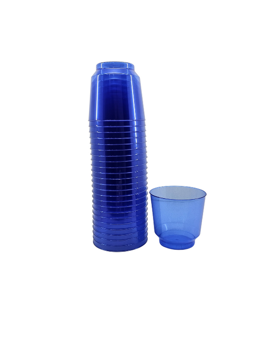 VASO WHISKY AZUL x 25