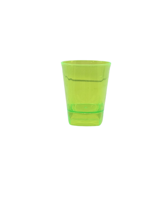 COPA AGUARDIENTE ACRILICA VERDE