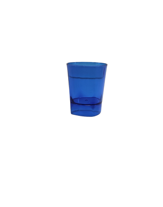 COPA AGUARDIENTE ACRILICA AZUL