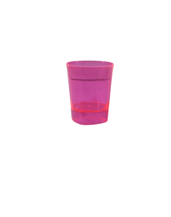 COPA AGUARDIENTE ACRILICA FUCSIA
