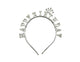 TIARA METALICA HAPPY BIRTHDAY CORONA PLATEADA "C1"
