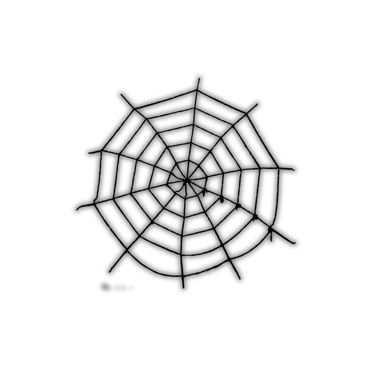 TELARAÑA LUJO NEGRA "IMPO"