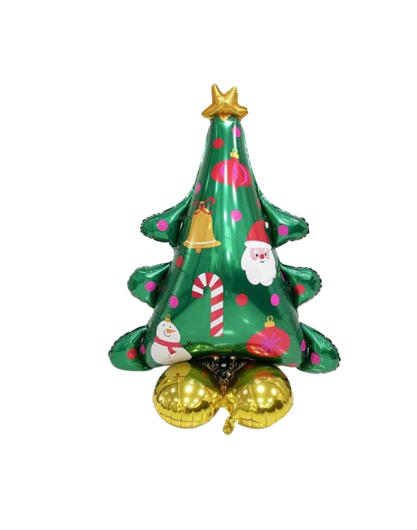 GLOBO GIGANTE DE ARBOLITO DE NAVIDAD VERDE